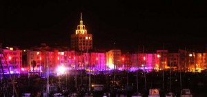 Cap d'Agde - Le Centre-Port la nuit